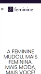 Mobile Screenshot of femininefashion.com.br